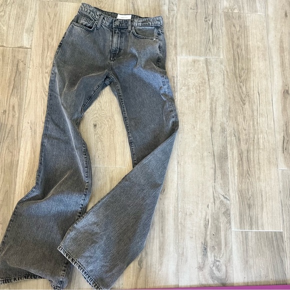 Current/Elliott washed black flare jeans NWOT - Picture 1 of 2